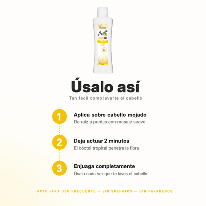 Yellow Shot — Champú Reparador Natural sin Sulfatos 300ml